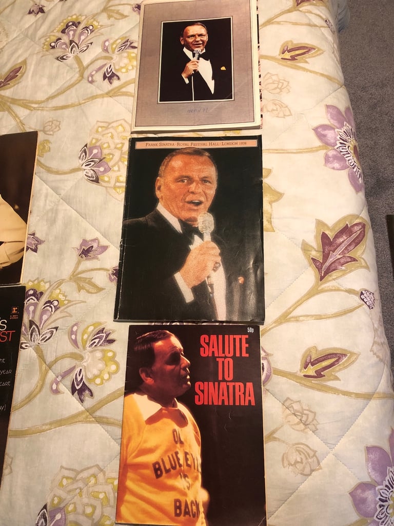 image for Frank Sinatra show programs
