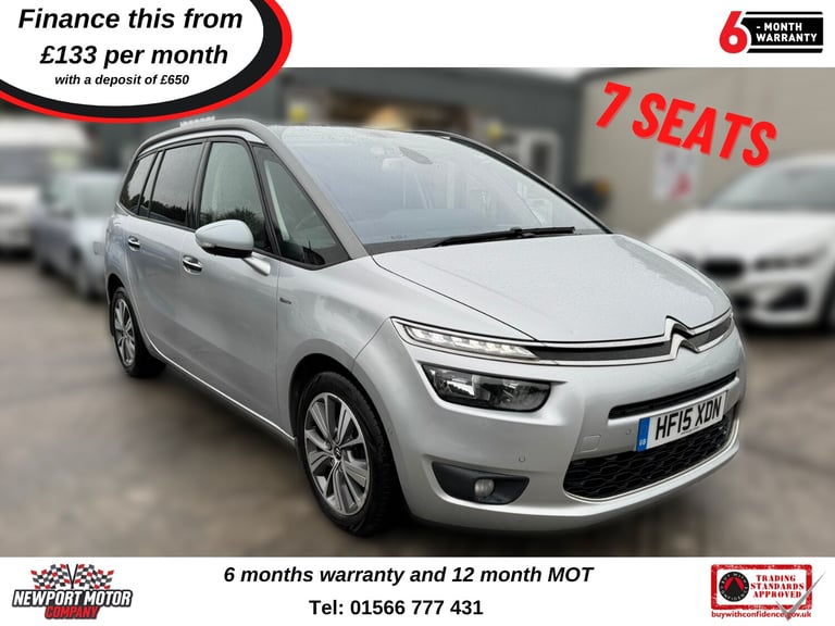 2015 Citroen C4 Grand Picasso 1.6 e-HDi 115 Airdream Exclusive+ 5dr MPV Diesel Manual