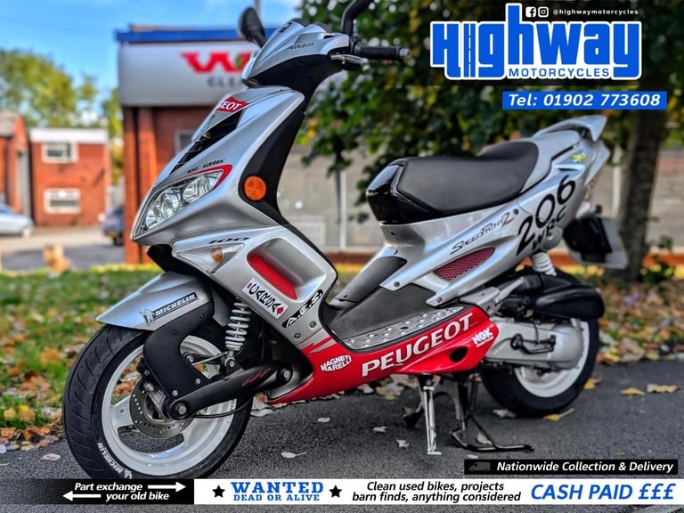 image for 2002 Peugeot Speedfight 2 100cc WRC Limited Edition with 12 Months MOT