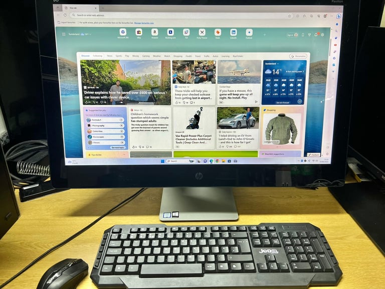 Ultra Fast i5 8GB HP Pavilion All in One Pc 512GB SSD,Window11,office