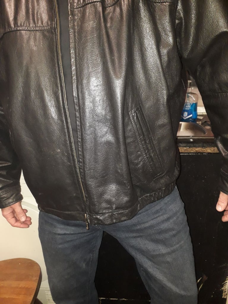 image for Genuine leather jacket