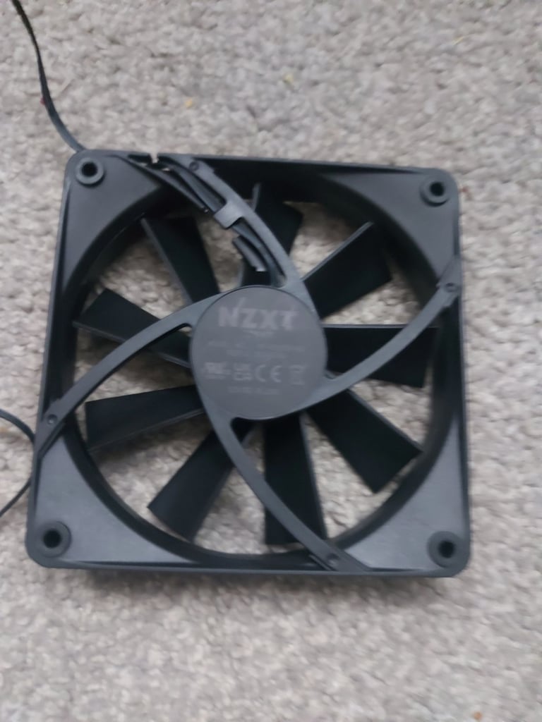 NZXT 120mm Three-Pack Case Fans Black PC Case Fans