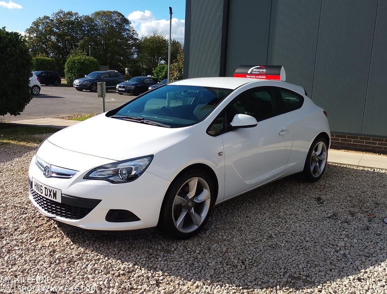 VAUXHALL ASTRA GTC 1.4 i Turbo Sport White Manual Petrol 2016