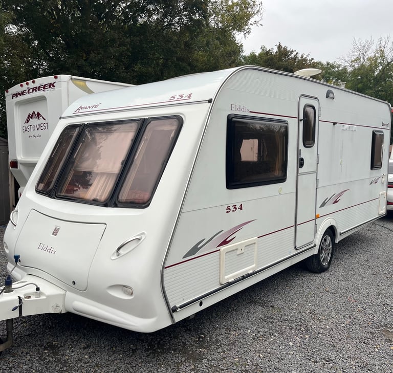 Elddis caravan fixed bed 2007