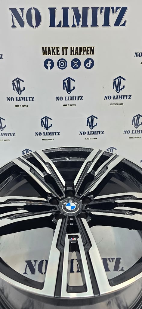 SET OF 4 BRAND NEW BMW 20" 908m STYLE ALLOY WHEELS 4 SERIES 5 SERIES 6 SERIES 5x120 DIAMOND CUT