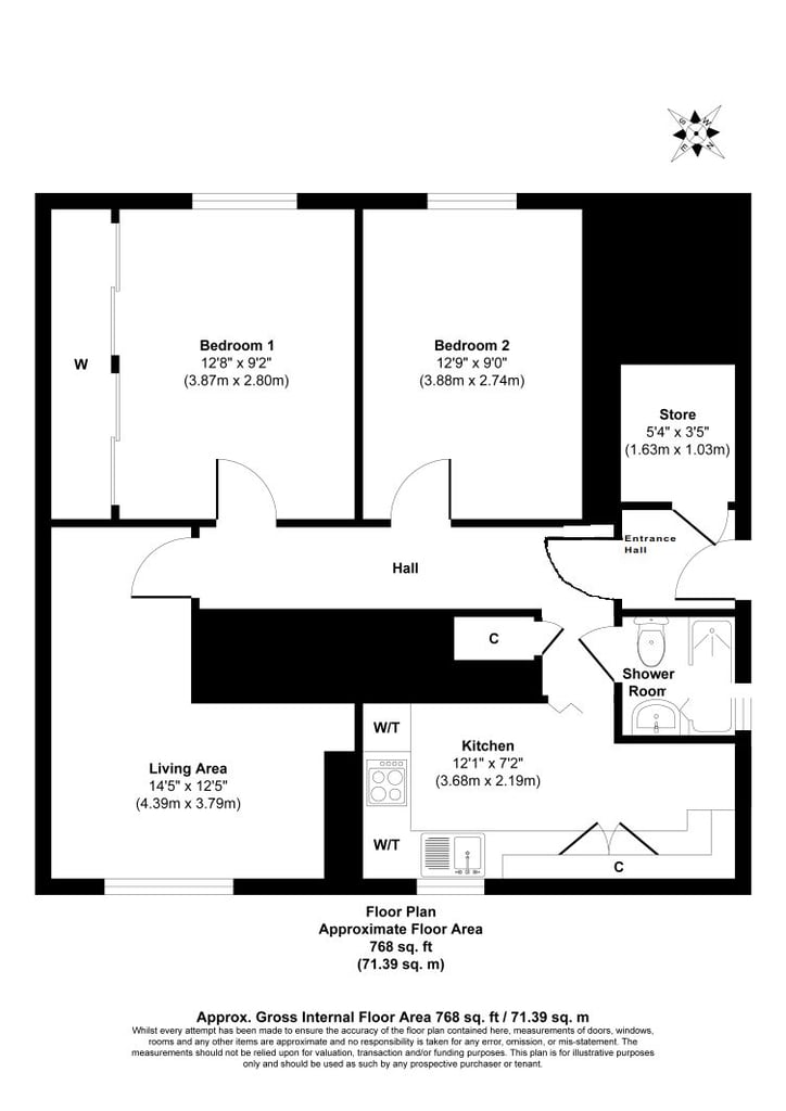 * Available to Rent NOW - 2-BED UNFURNISHED in Auchinleck *