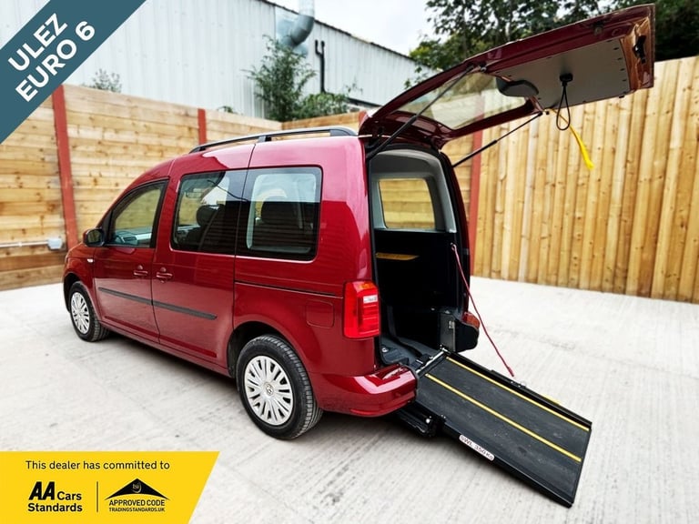 2016 Volkswagen Caddy Life 3 Seat Auto Wheelchair Accessible Disabled Access Vehicle WAV MPV Dies...
