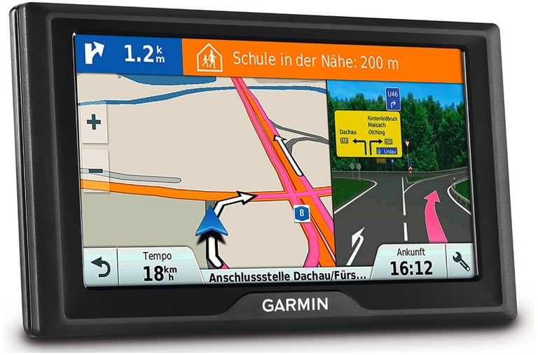 6-inch GARMIN Drive 60LM UK & Ireland and West Europe Lifetime Map and Software Updates GPS Sat Nav