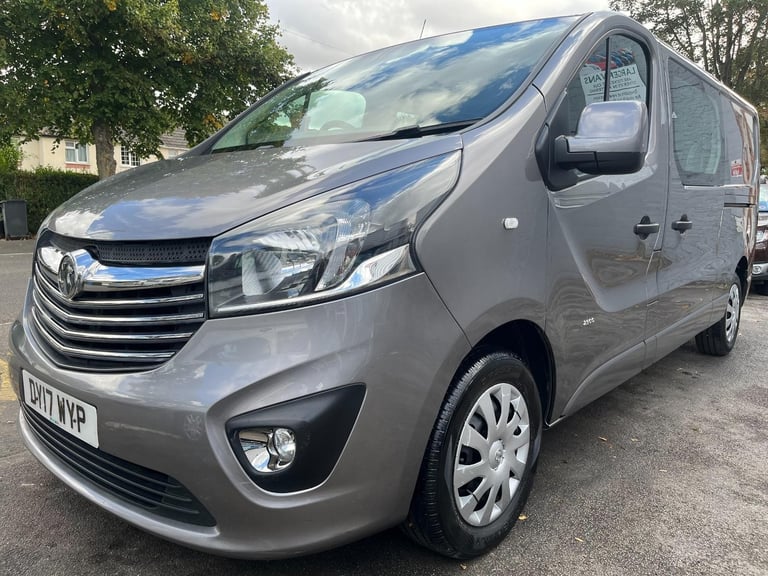 Vauxhall Vivaro 2900 1.6CDTI BiTurbo 125PS Sportive 6 Seat LWB Crew Van 2017/17