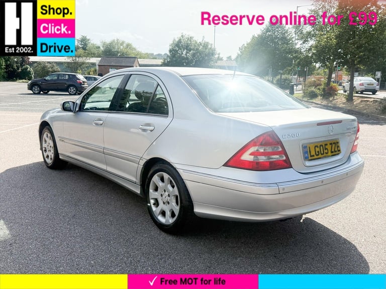  Mercedes-Benz C Class 1.8 C200 Kompressor Elegance SE 4dr Petrol Automatic