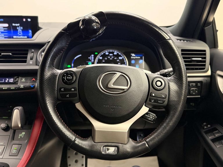 2018 Lexus CT 200h 1.8 F-Sport 5dr CVT HATCHBACK PETROL/ELECTRIC Automatic