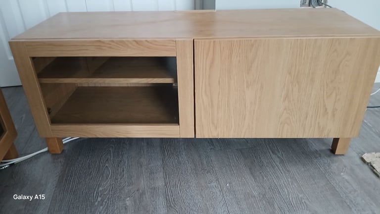 BESTA TV unit and two storage cabinets 
