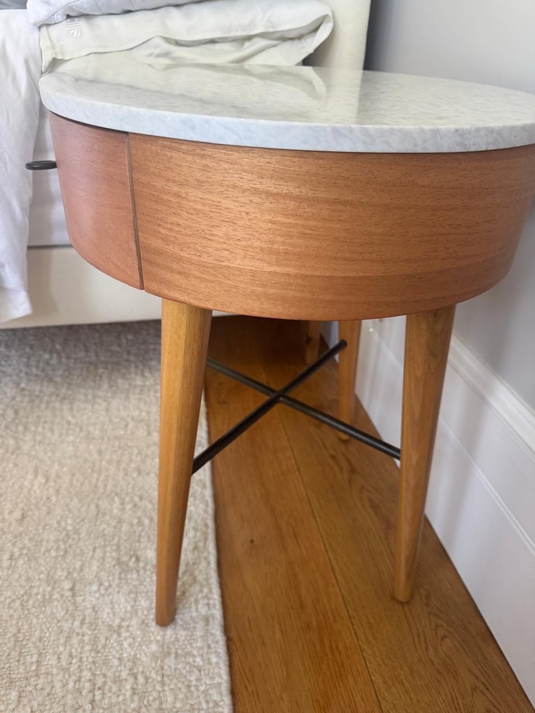 West Elm Penelope bedside table (46cm)