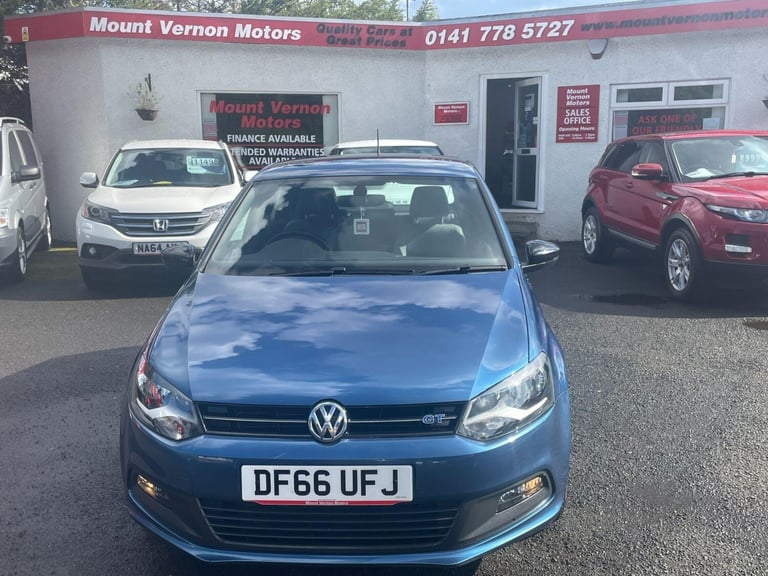 2016 Volkswagen Polo 1.4 TSI BlueMotion Tech ACT BlueGT Euro 6 (s/s) 5dr HATCHBACK Petrol Manual
