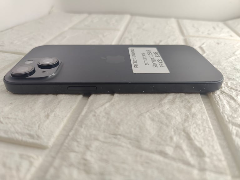 Apple iPhone 15 - 128GB - Black - Good Condition