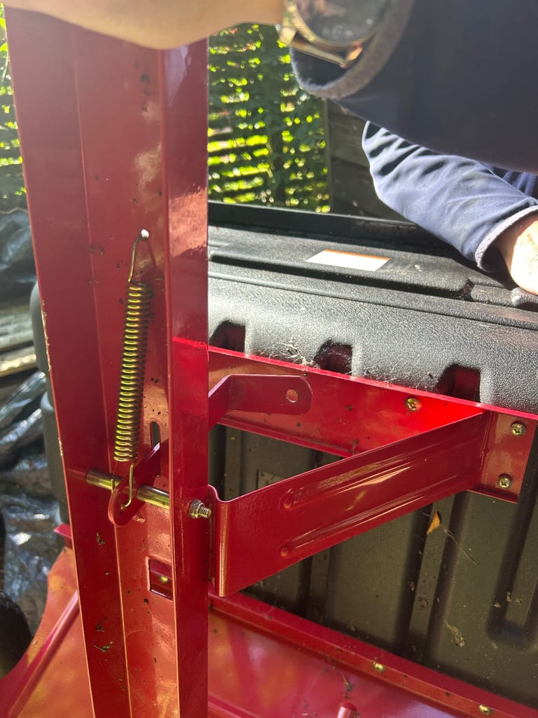 Ride on mower trailer 