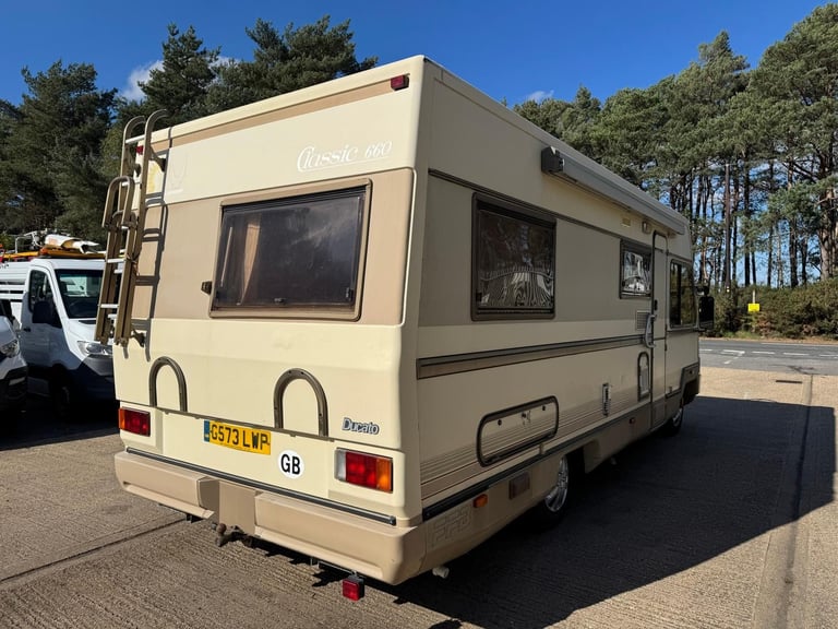 1989 Fiat Ducato Turbo Diesel FFB Dethleffs Classic 660 LHD Motorhome Campervan