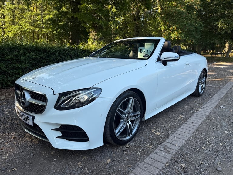 2018 Mercedes-Benz E-Class E220d AMG Line 2dr 9G-Tronic CONVERTIBLE Diesel Automatic
