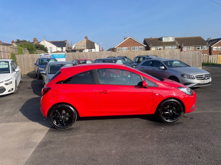 VAUXHALL CORSA 1.4 GRIFFIN with full main dealer service history, bright red,