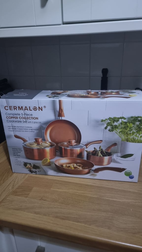 5-piece Cookware Set (Copper)