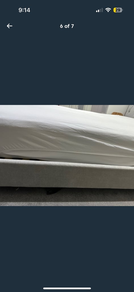 Laura Ashley king size bed frame 