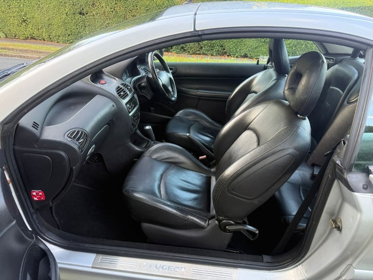 Peugeot 206 CC Convertible 1.6 Allure 2Dr Automatic with 12 Months MOT&Leather Seats&LOW 86K Miles
