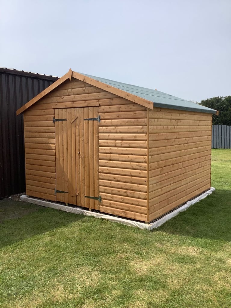 10X10 Workshop 20mm Log effect SUPPLIED & FITTED FOR YOU