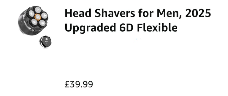 Brand New USB waterproof 6D Flexible Head Shavers 