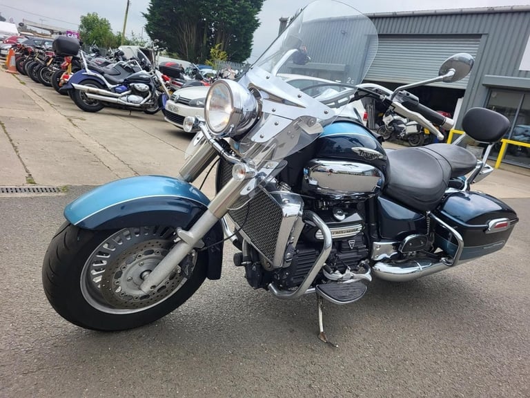 2007 57 TRIUMPH ROCKET 111 3 TOURING 23 BLUE CLASSIC CRUISER TOURER CLEAN