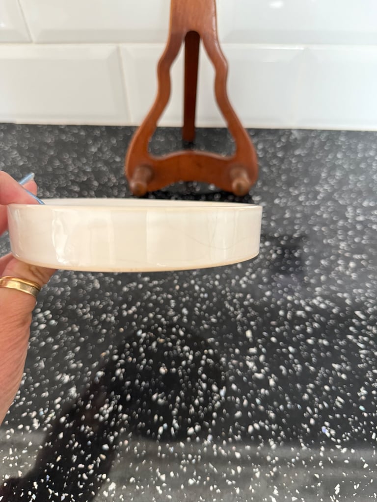 Vintage Runtons Pottery Yorkshire Botanicals Wild Flowers Round Trinket Dish Helen Philipps 5” x 1”