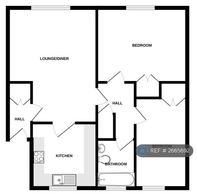2 bedroom flat in Haig Court, Chelmsford, CM2 (2 bed) (#2665692)