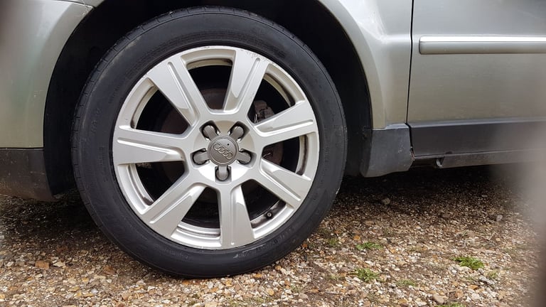4 x AUDI 17" S-LINE ALLOY WHEELS 