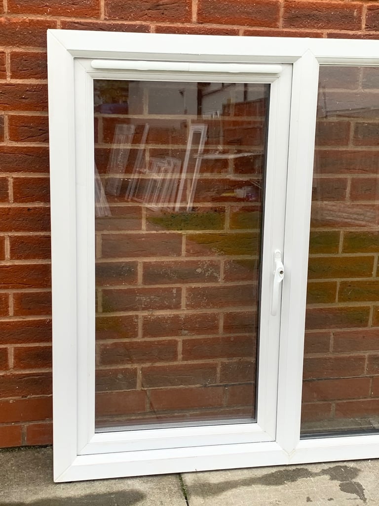 UPVC DOUBLE GLAZED ANTHRACITE GREY WINDOW SIDE OPENERS NEW 183cm WIDE 110cm High