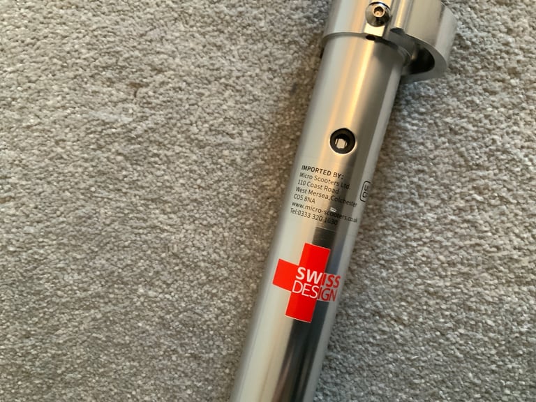 micro scooter kickboard handle silver