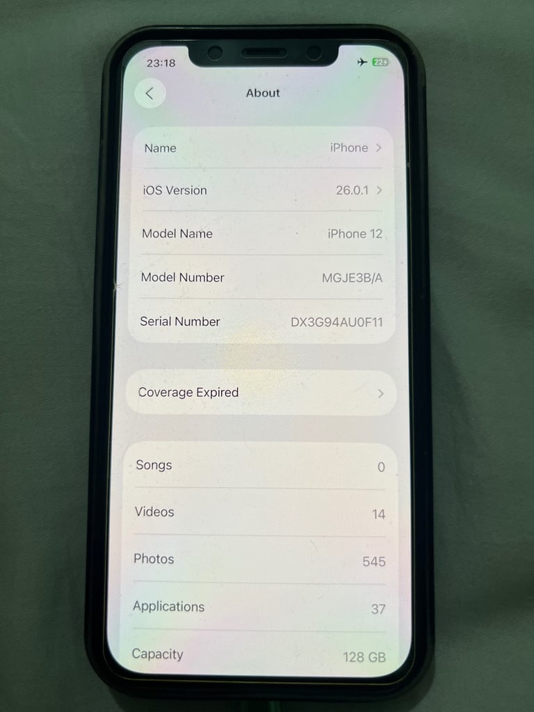 iPhone 12 Unlocked 128GB,Excellent Condition,Quick sale ,Collection B34 6ED