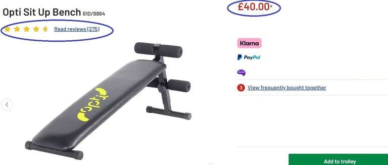 Sit up bench for Sale Gumtree