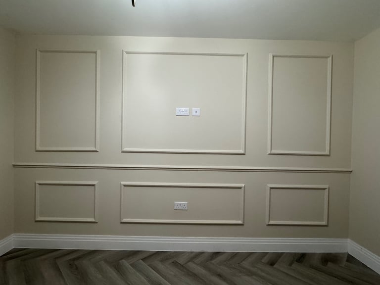 Laminate Herringbone Vinyl Flooring Paint Wallpaper Wall panelling 