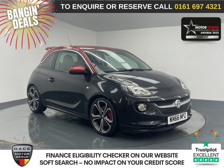 2016 Vauxhall ADAM 1.4i Turbo S Hatchback 3dr Petrol Manual Euro 6 (s/s) (150 ps) Hatchback Petro...