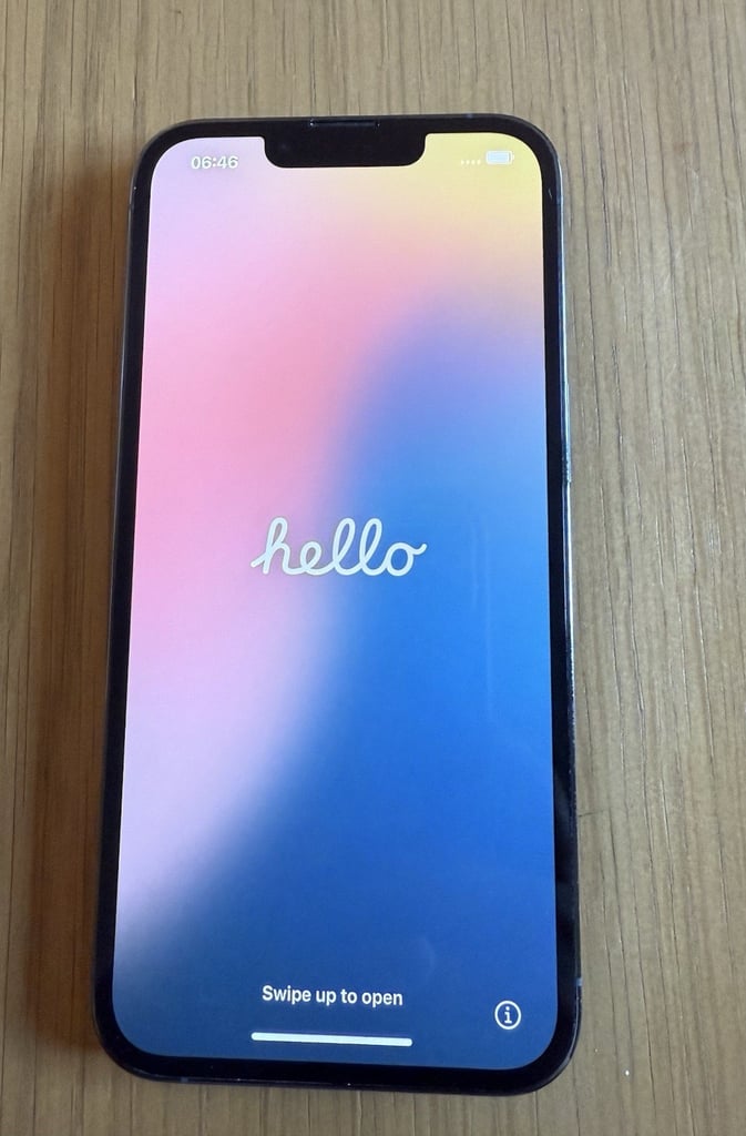 APPLE IPHONE 13 PRO 128GB UNLOCKED SIERRA BLUE GOOD CONDITION