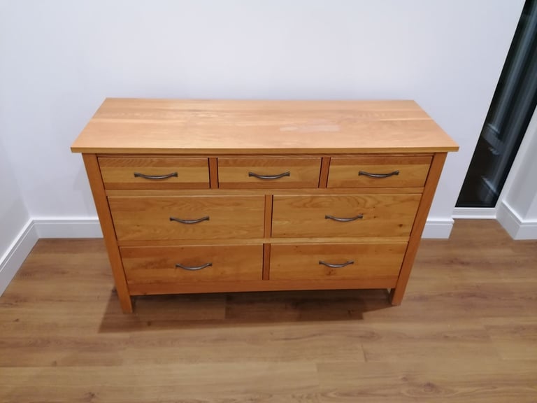 image for Oak chest of drawers