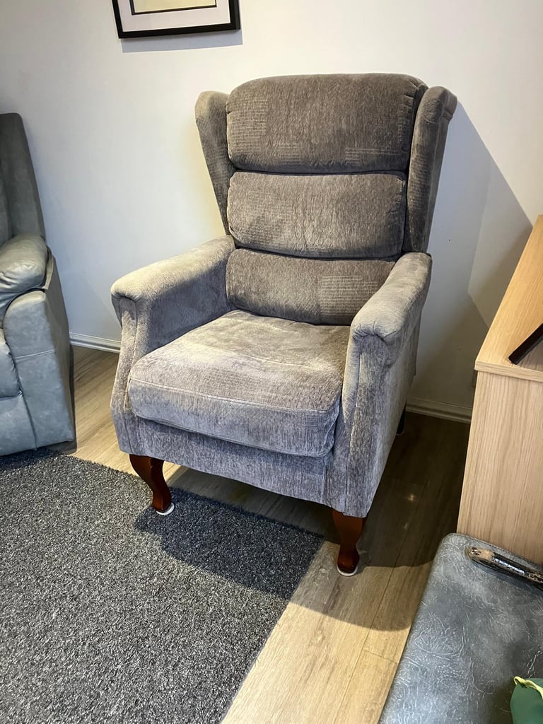 Grey armchair