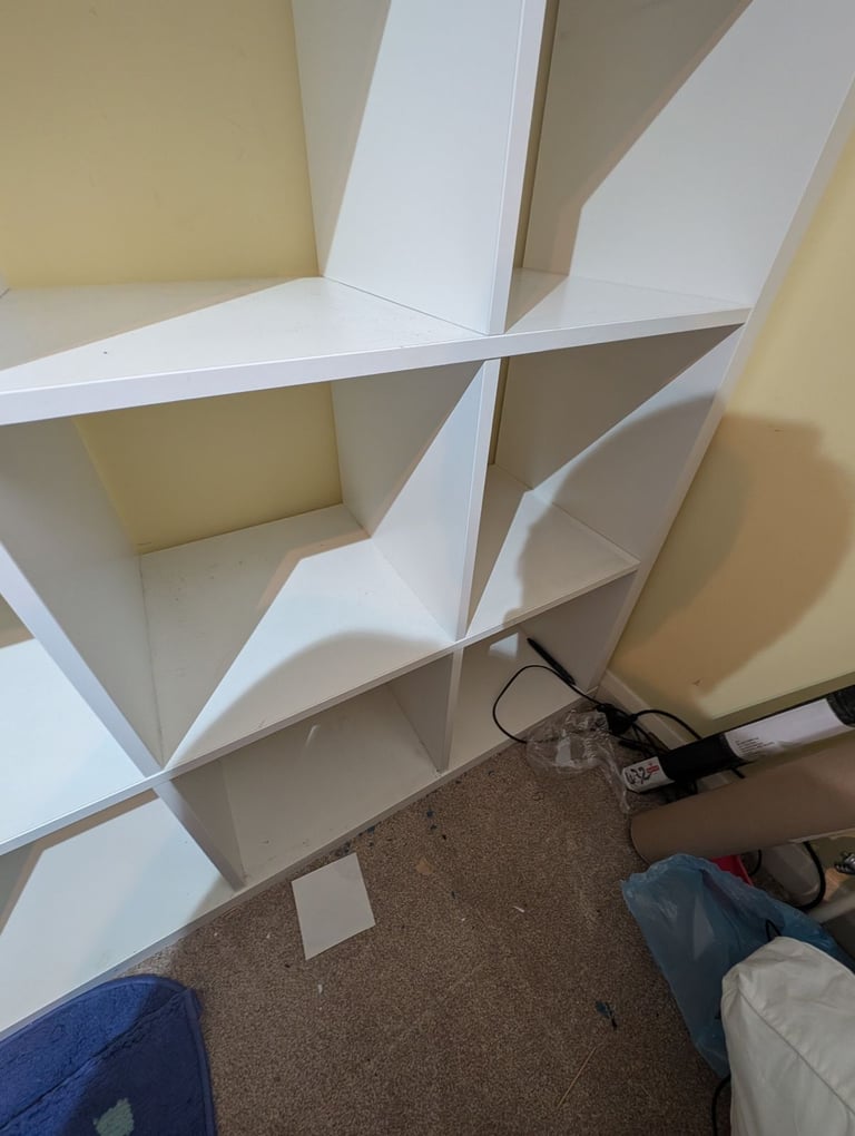 Kallax 4x4 IKEA storage shelves white