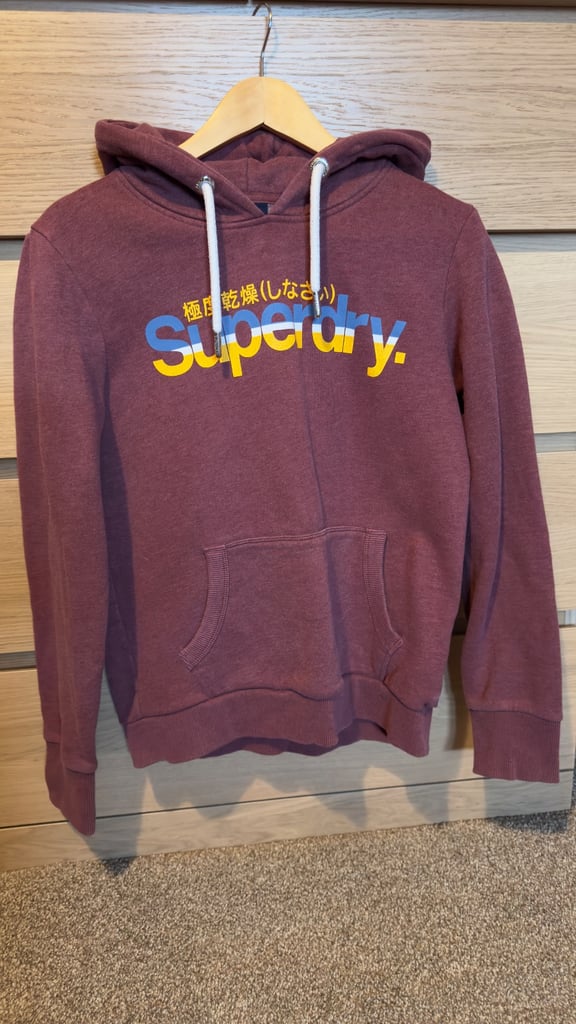 Superdry hoodie size 14