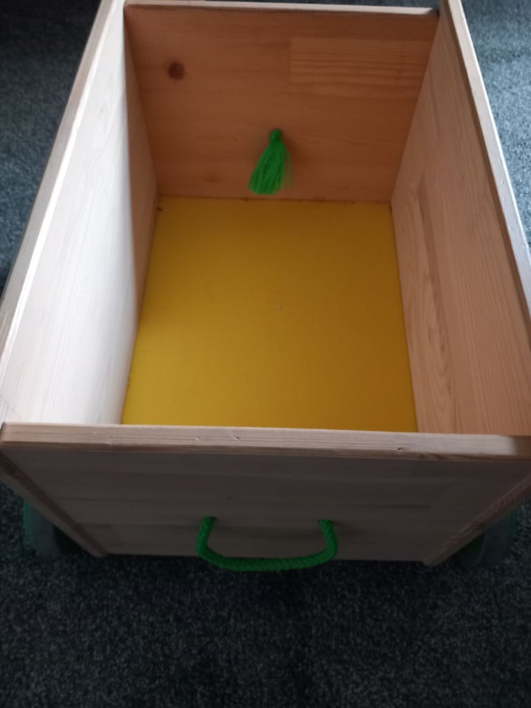 Ikea toy box on wheels.