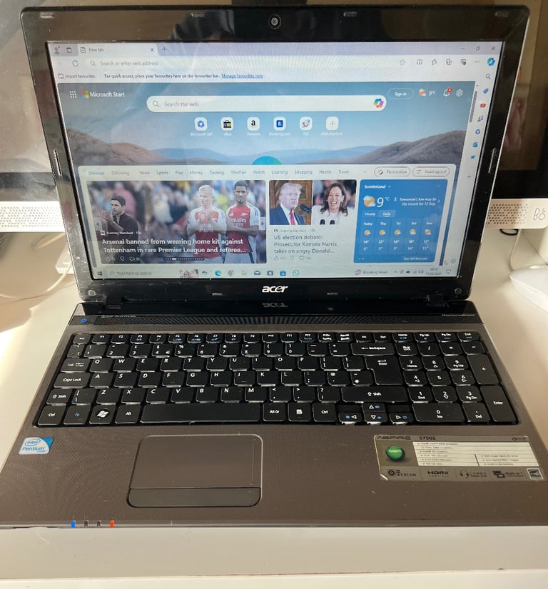 4GB Acer HD Laptop 128GB SSD.Window10,Office,ready