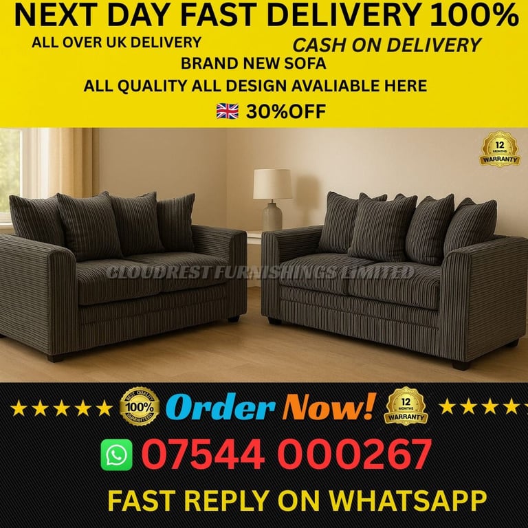 image for Modern Corner & 3+2 Sofas – Stylish Comfort for Every Home