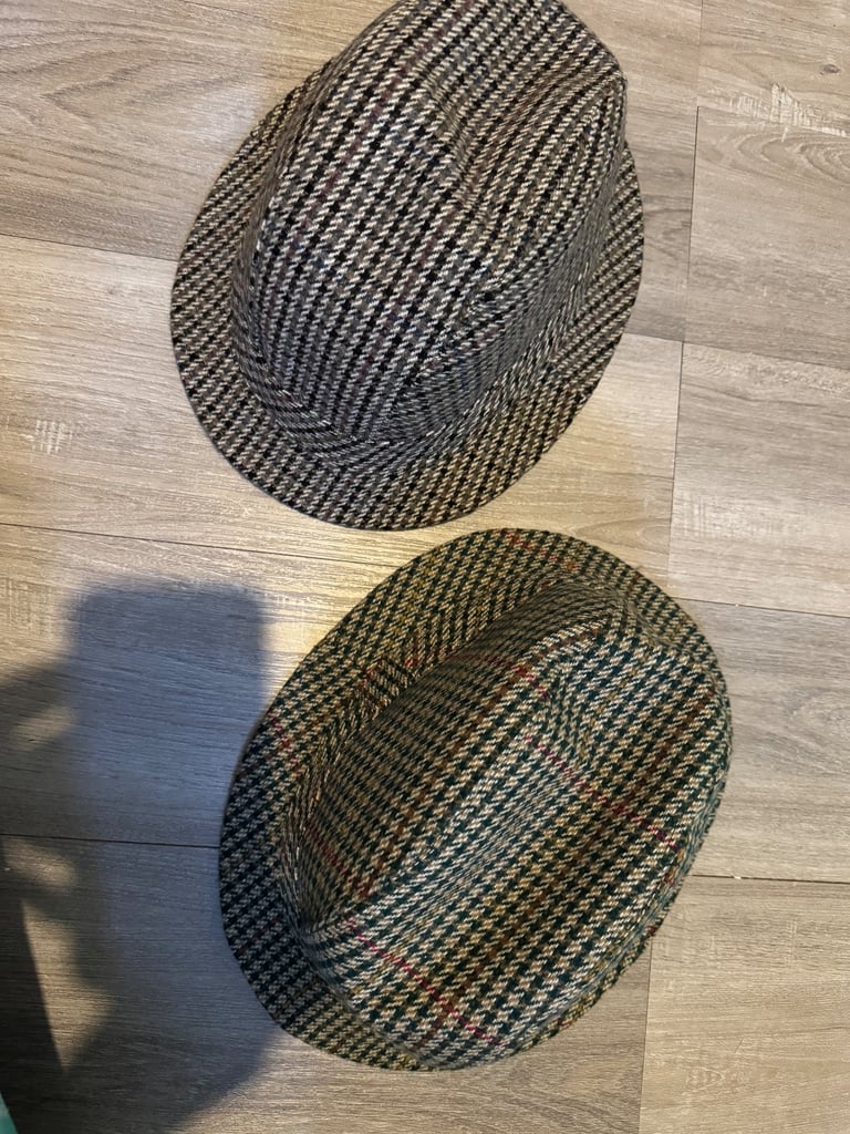 Bucket hats from Hogs of Fife size large