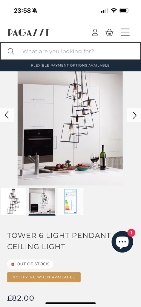 Modern ceiling light