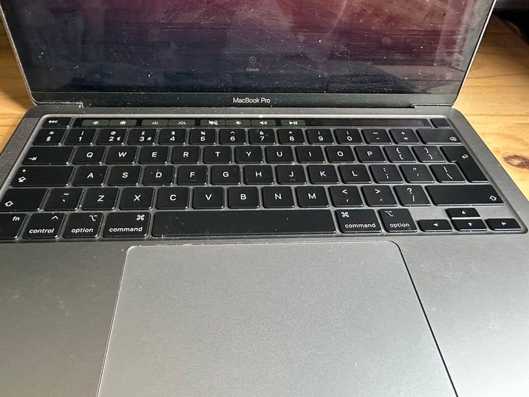 Mcbook Pro 13” touch bar.