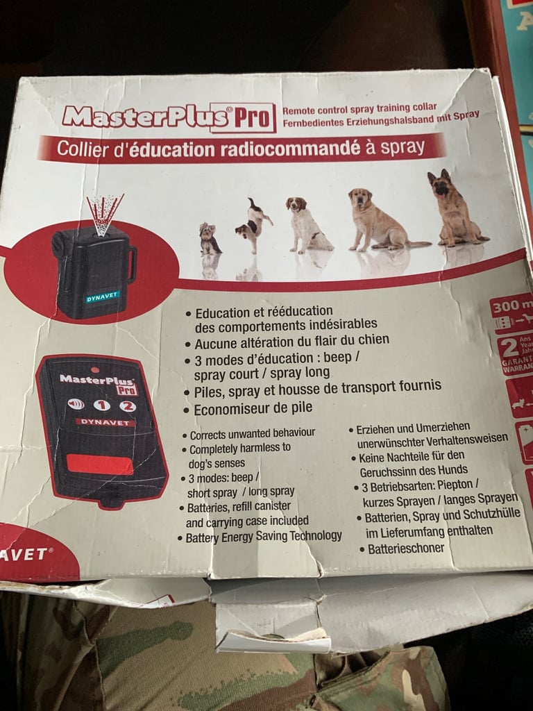 Masterplus pro spray training collar